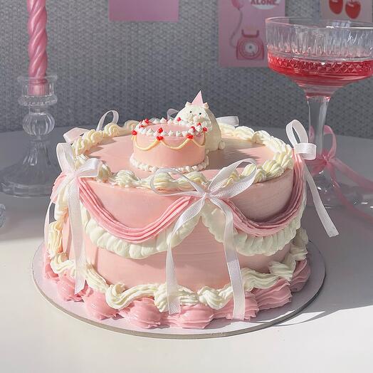 Pastel de cumpleaños gato