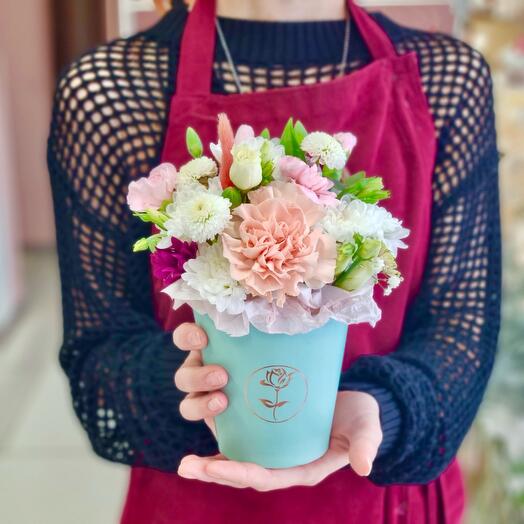 Цветы в коробке