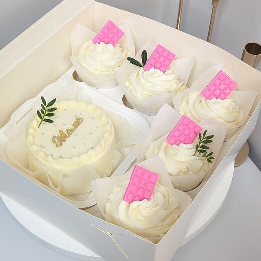 Бенто торт и капкейки