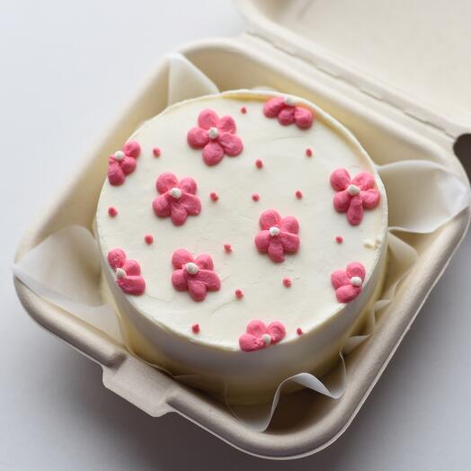 Бенто торт  цветочки