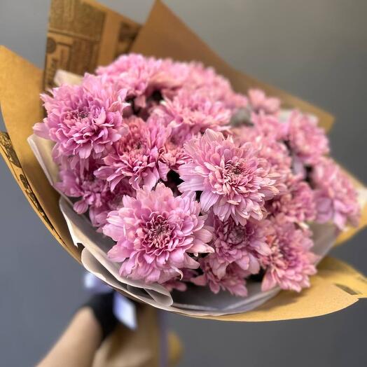 Хризантема в крафте 🌸 7