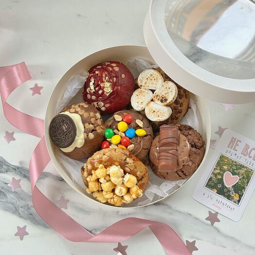 Праздничный набор печенья кукис, Crumbl Cookies
