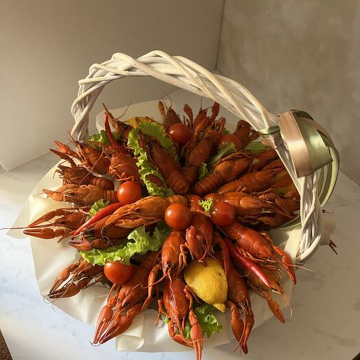 Корзина с раками
