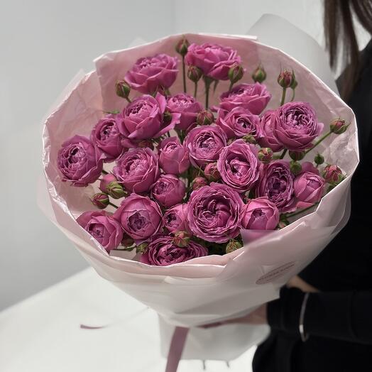 Букет «Пионовидные Розы Mysty»