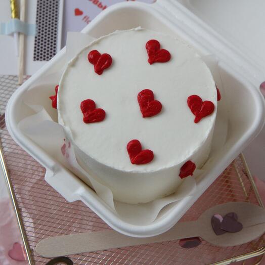 Бенто торт сердечки большие любимому парню девушке подруге