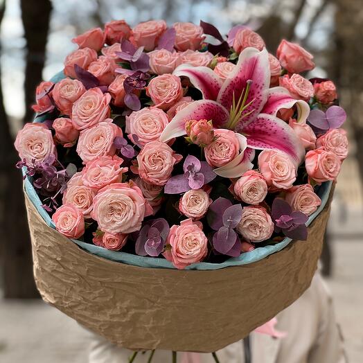 Spray Roses Bouquet N-048