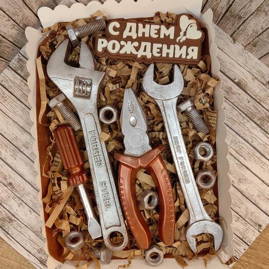 Шоколадные инструменты "С Днём рождения"