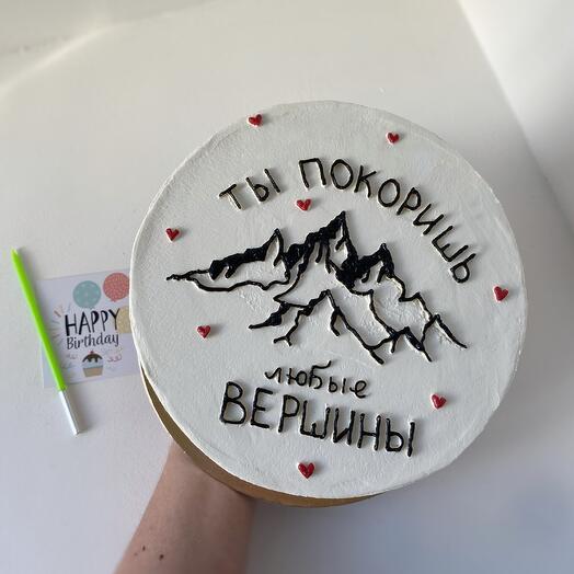 Торт с горами