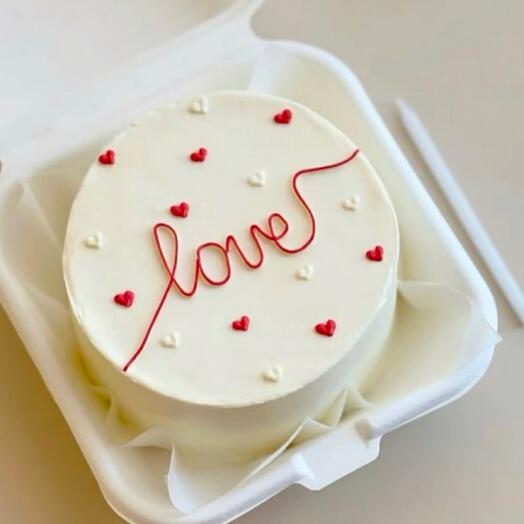 Бенто торт love