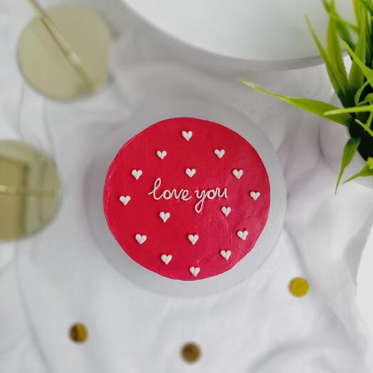 Pastel de Bento "love you"