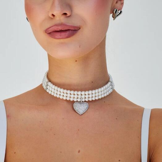 Колье - чокер «я тебя люблю»