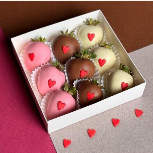 Fragole ricoperte di cioccolato 9pcs (0367)