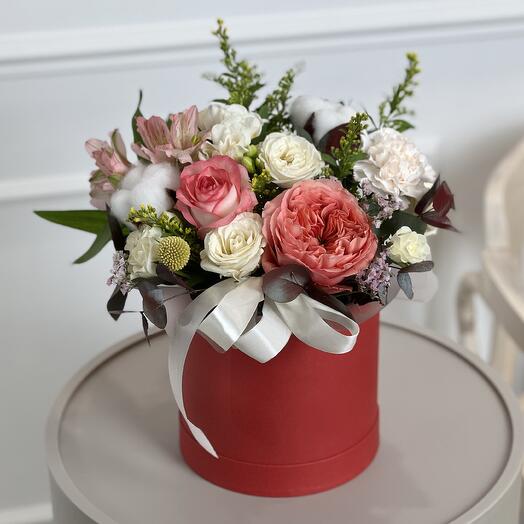 Розы в коробке Ля Флёр