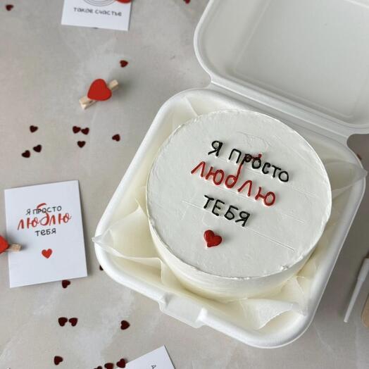 Бенто-торт «Я просто люблю тебя»