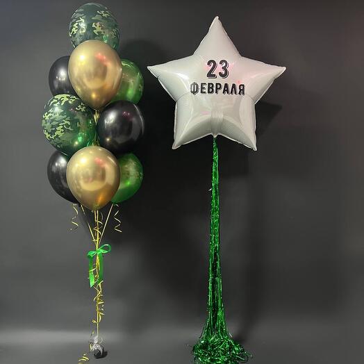 Шары для мужчин 23 февраля