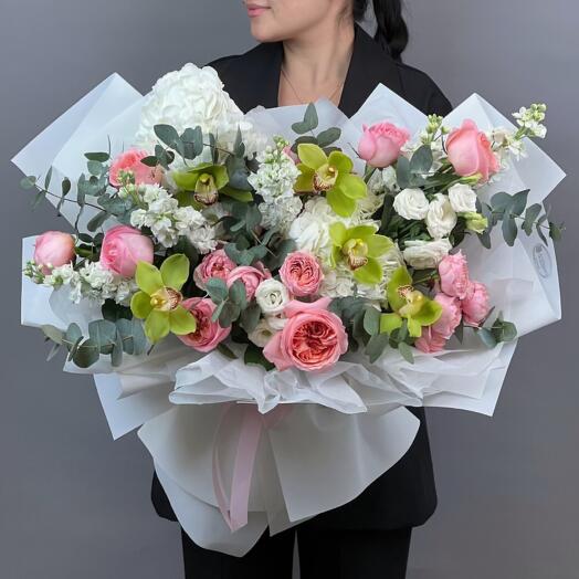 Цветы Букет Art Flowers Белый балет