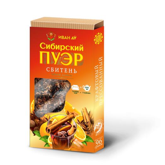 Сибирский пуэр сбитень, плиточный, чай