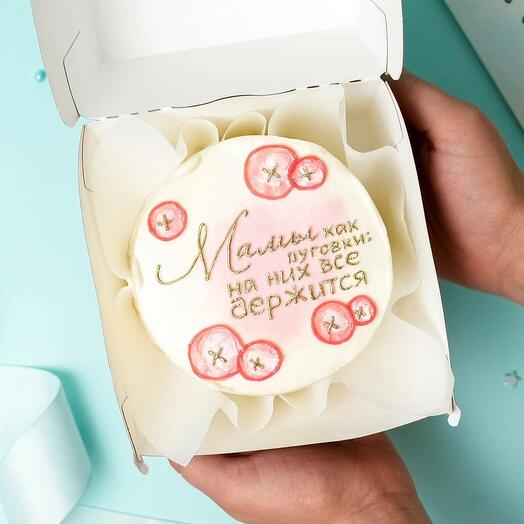 Бенто-торт "Мамы как пуговки"