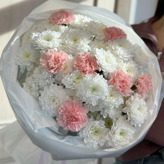 Chryzantema z goździkiem