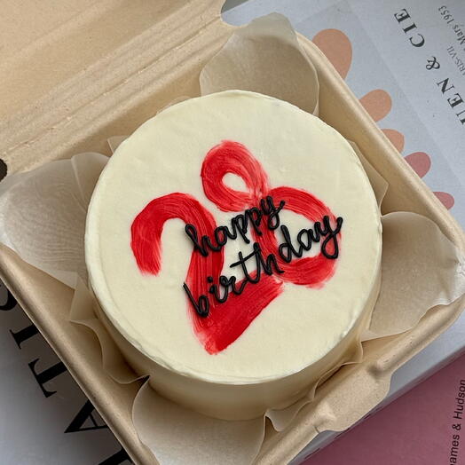 Бенто торт Happy birthday с вашей цифрой 🎂