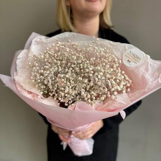 Bouquet 032 (букет из гипсофилы)