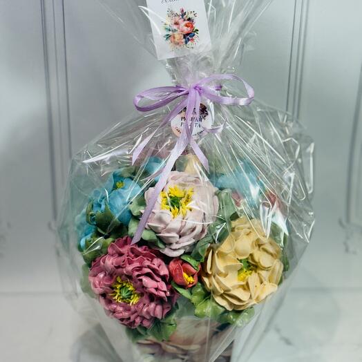 Букет из зефирных цветов 💐
