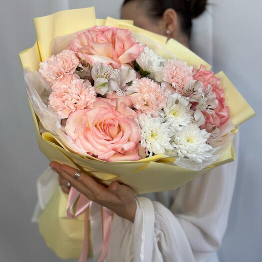 Нежный сборный букет🌸