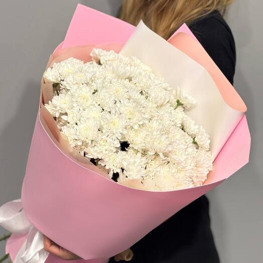Букет с хризантемой «Pink»