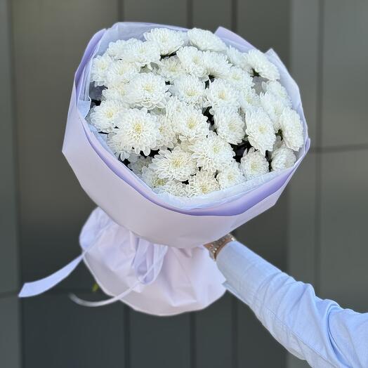 Букет Алтай из 9 веток хризантемы