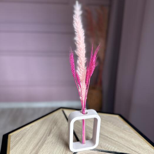 Колба с сухоцветами «Флора»