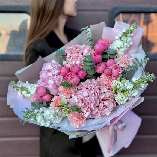 Авторский Розовый Букет| Silva Pink