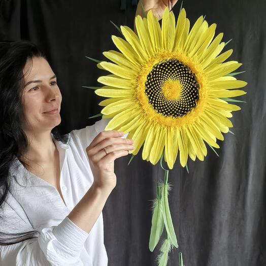 Декоративное панно Подсолнух