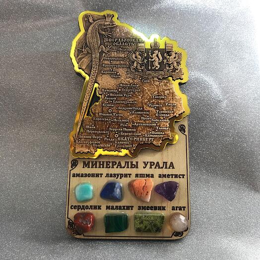 Магнит Региональный с картой