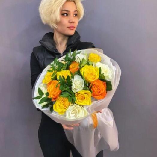 Букет из 15 роз🌹