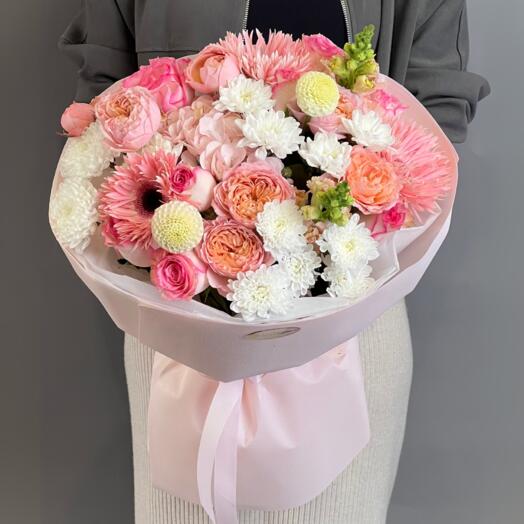Цветы Букет Art Flowers Тёплый шёпот осени