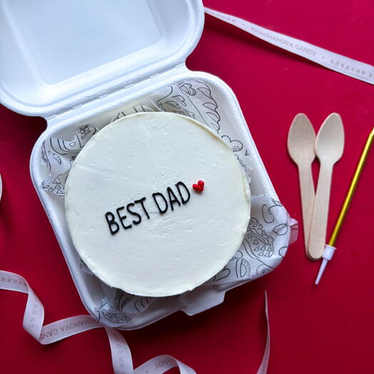 Бенто торт на день отца папе, мужу Best dad