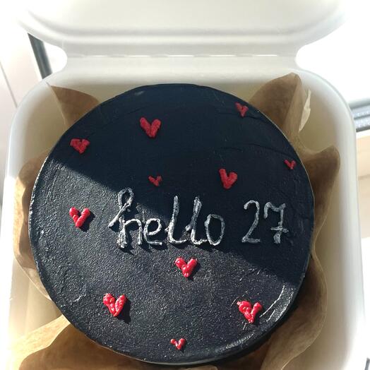 Бенто торт стильный