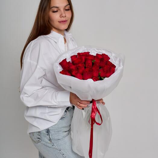 💞Букет из 25 роз - скидка 31%