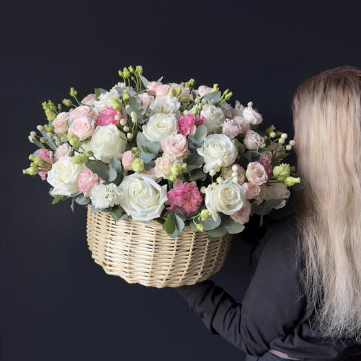 Корзина цветов 59