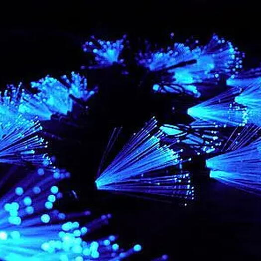 Электрогирлянда "Синие кисточки", 48 LED-ламп, 5+1,5 м, зеленый провод, контр