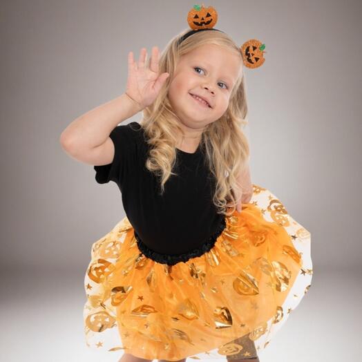 Карнавальный костюм с ободком тыква