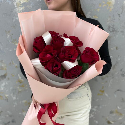 🔥Букет роз «Радось в сердце» Кения