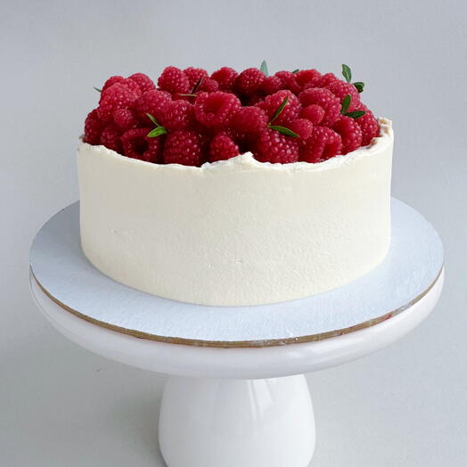 Торт брауни-малина