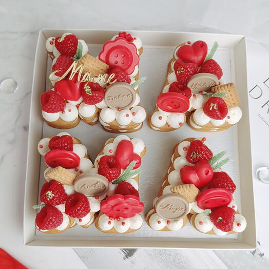 Медововое пирожное к дню Матери (медовик)