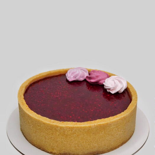 Raspberries cheesecake