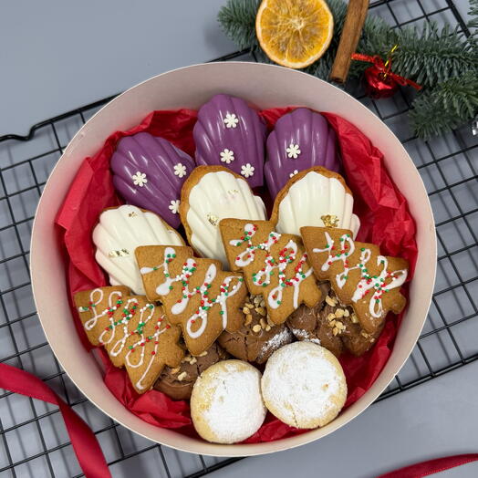 Набор печенья новогодний для бабушки, дедушки