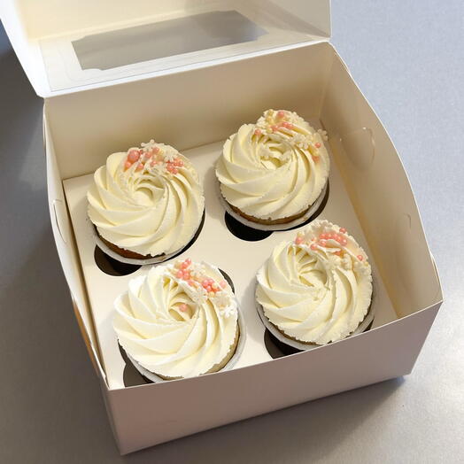 Cupcakes sin azúcar 4pcs