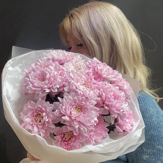 Букет из кустовых хризантем 5