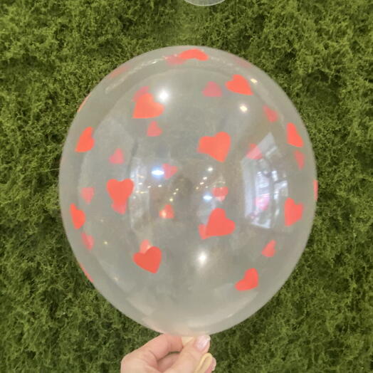 Гелиевый шарик сердечки ♥️