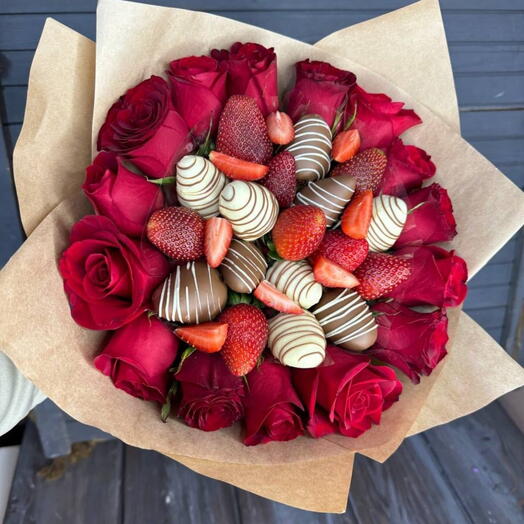 Клубнично-розовое счастье